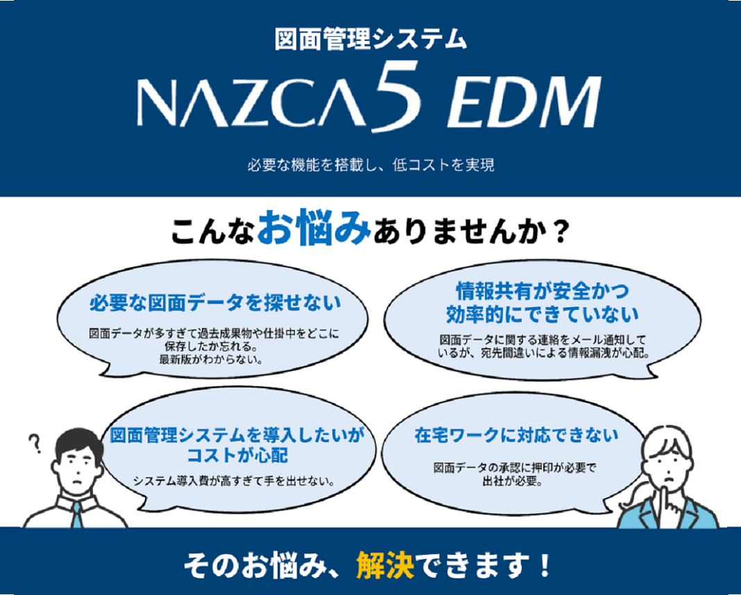 NAZCA5 EDMのA4チラシ